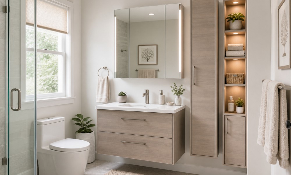 Bathroom Cabinet Ideas That Make Small Bathrooms Feel Bigger